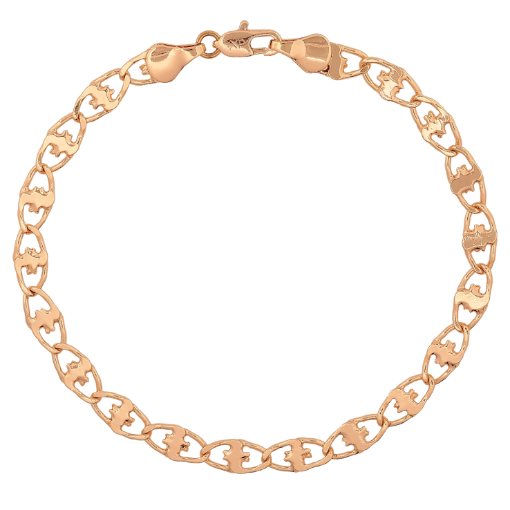 Браслет Xuping M&L колір 18К "Ланцюжок Фантазійний" довжина 20см х 5мм фото №16 Браслет Xuping M&L колір 18К "Ланцюжок Фантазійний" довжина 20см х 5мм фото №16