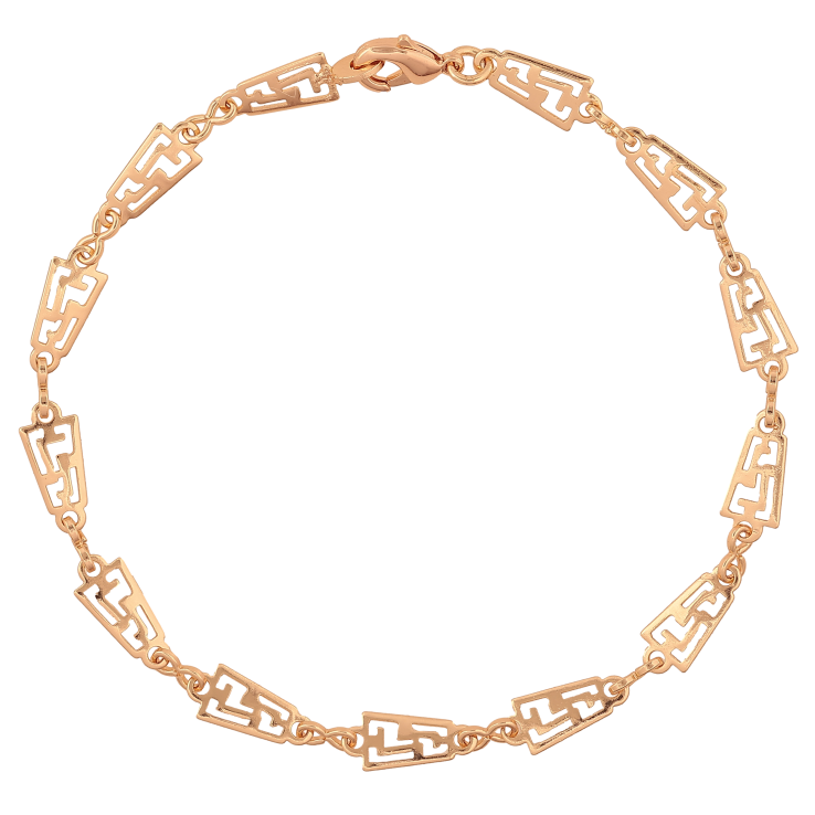 Браслет Xuping M&L колір 18К "Декоративний візерунок" довжина 21см х 6мм фото №23 Браслет Xuping M&L колір 18К "Декоративний візерунок" довжина 21см х 6мм фото №23