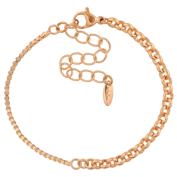 Браслет Xuping M&L колір 18К "Ланцюжок Комбінований" довжина з дод. ланцюжком 15-20см х 1.5-4мм фото №19 Браслет Xuping M&L колір 18К "Ланцюжок Комбінований" довжина з дод. ланцюжком 15-20см х 1.5-4мм фото №19