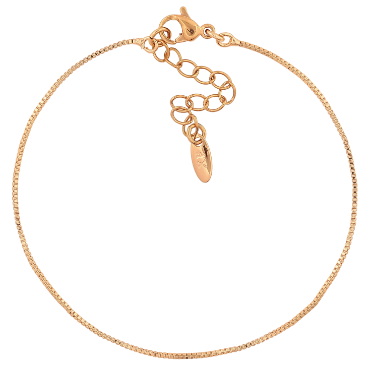 Браслет Xuping M&L колір 18К "Ланцюжок Венеціанський" довжина з дод. ланцюжком 17.5-21см х 1мм фото №20 Браслет Xuping M&L колір 18К "Ланцюжок Венеціанський" довжина з дод. ланцюжком 17.5-21см х 1мм фото №20