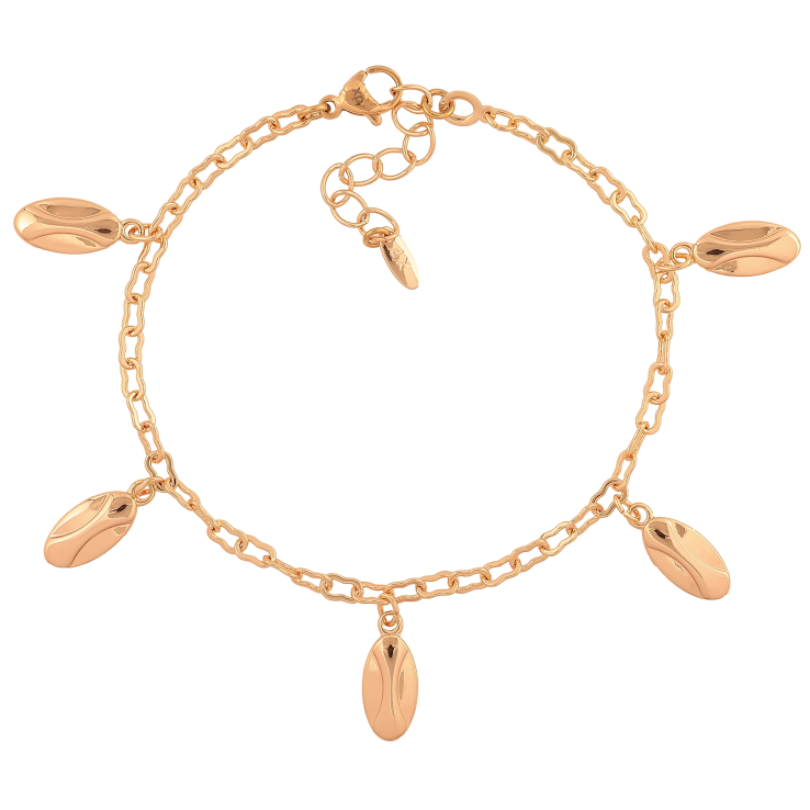 Браслет Xuping M&L колір 18К "Ланцюжок з підвісками" довжина з дод. ланцюжком 19-22см х 3мм фото №17 Браслет Xuping M&L колір 18К "Ланцюжок з підвісками" довжина з дод. ланцюжком 19-22см х 3мм фото №17