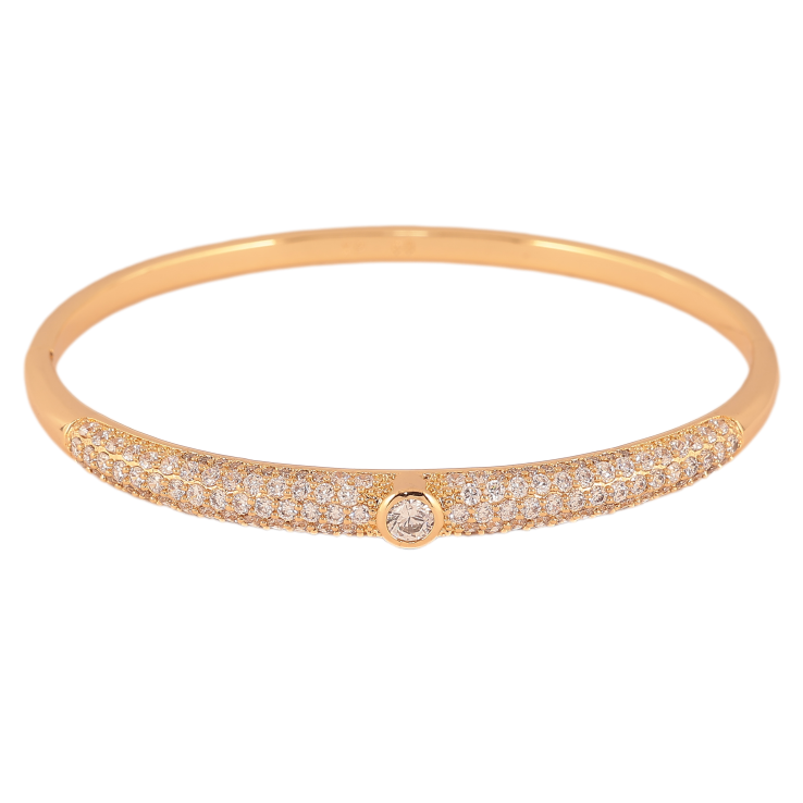 Браслет Xuping колір Позолота 18K "Інкрустація кристалами" ø 6см фото №19