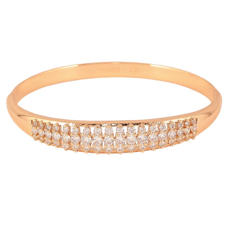 Браслет Xuping Позолота 18K "Инкрустация кристаллами" ø 6см фото №1 Браслет Xuping Позолота 18K "Инкрустация кристаллами" ø 6см фото №1