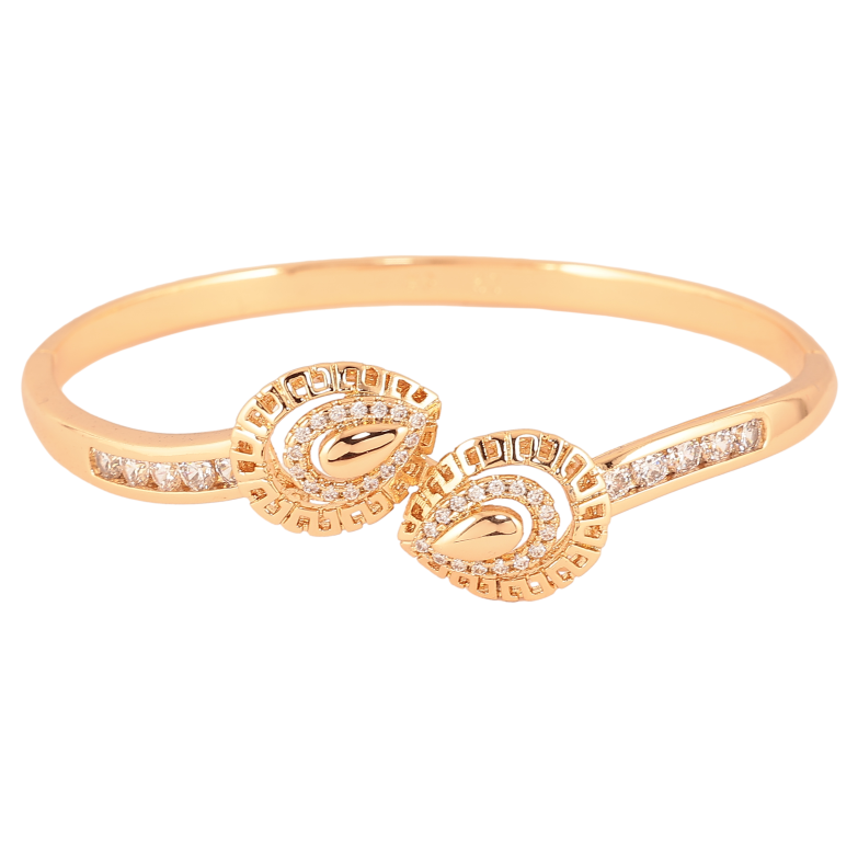 Браслет Xuping колір Позолота 18K "Тяжіння" ø 6см фото №1