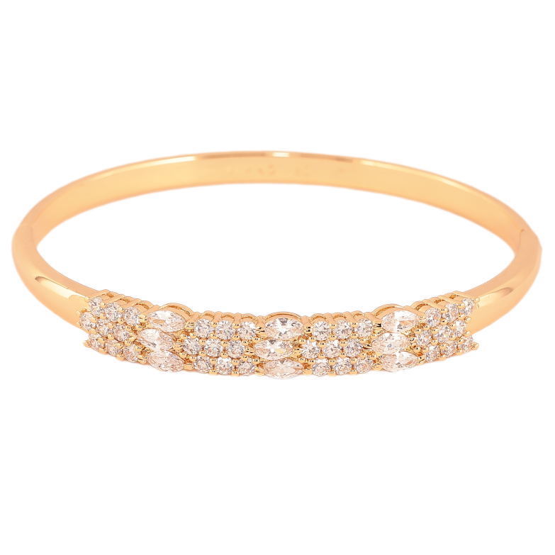 Браслет Xuping колір Позолота 18K "Інкрустація кристалами" ø 6см фото №11