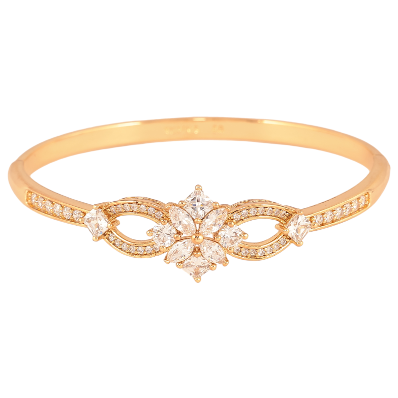 Браслет Xuping колір Позолота 18K "Втілення витонченості" ø 6,5см фото №1