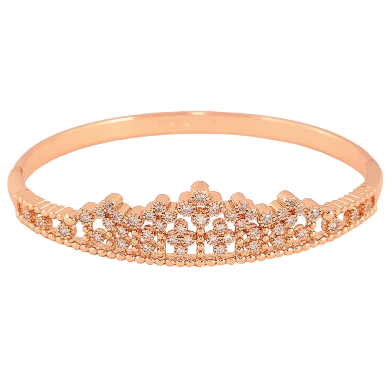 Браслет Xuping колір Позолота РВ "Корона" ø 6см фото №1