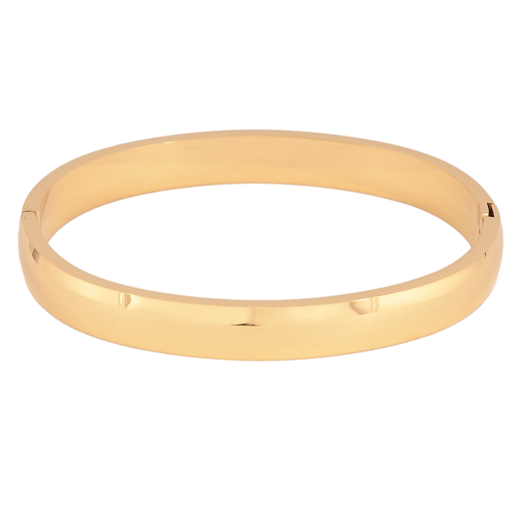 Браслет Xuping ТТМ Stainless Steel колір 14К "Класичний" ø 6см х 8мм фото №19 Браслет Xuping ТТМ Stainless Steel колір 14К "Класичний" ø 6см х 8мм фото №19