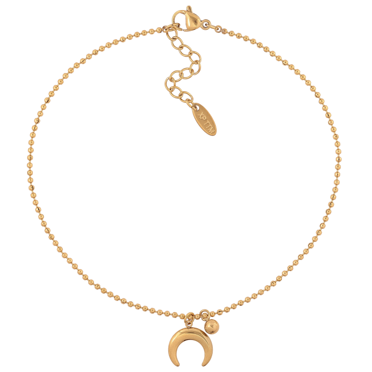 Браслет Xuping ТТМ Stainless Steel колір 14К на ногу "Ланцюжок з підвісками" довжина з дод. ланцюжком 24.5-28см х 1.5мм фото №25 Браслет Xuping ТТМ Stainless Steel колір 14К на ногу "Ланцюжок з підвісками" довжина з дод. ланцюжком 24.5-28см х 1.5мм фото №25