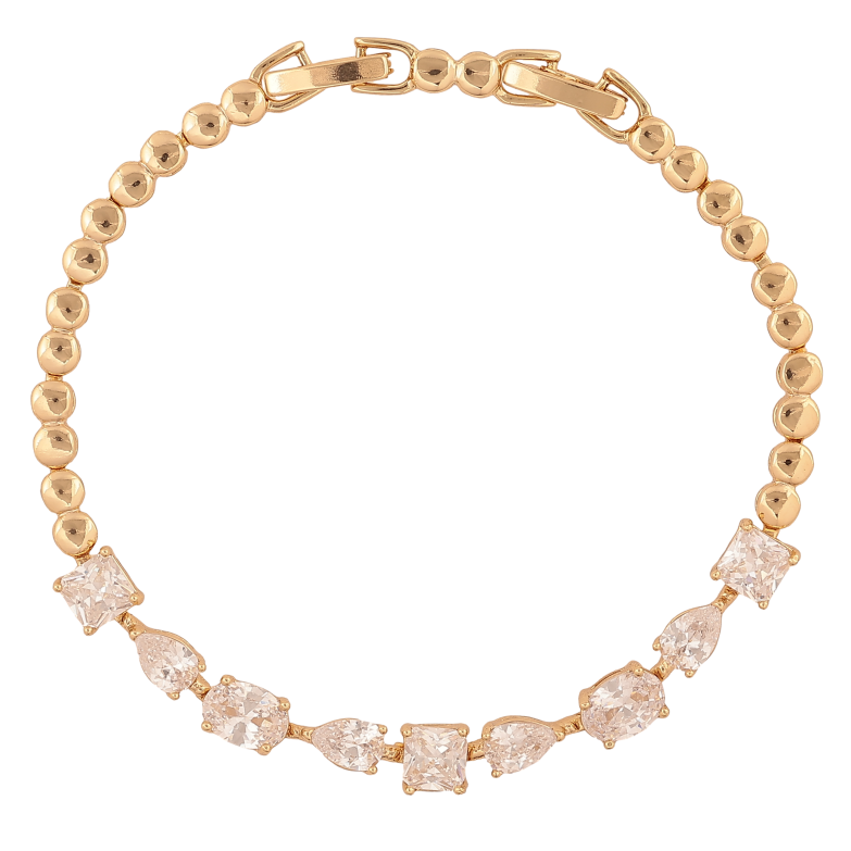 Браслет Xuping цвет Позолота 14K "Дорожка кристаллов" размер с доп. замком 17,18.5см х 3-5мм фото №1 Браслет Xuping цвет Позолота 14K "Дорожка кристаллов" размер с доп. замком 17,18.5см х 3-5мм фото №1