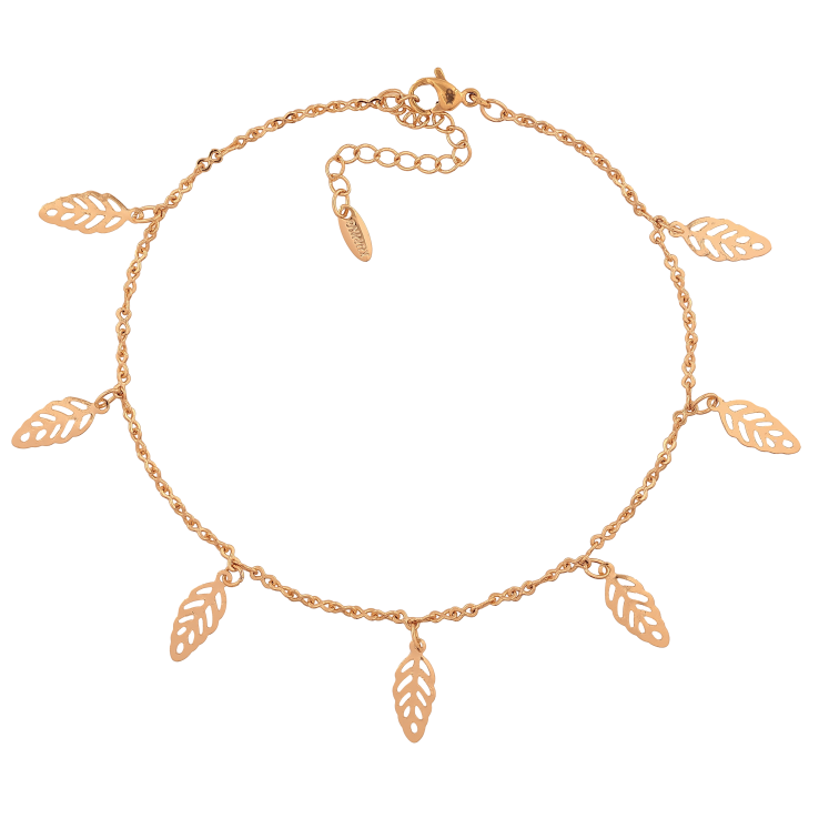 Браслет Xuping колір Позолота 18K на ногу "Ланцюжок з підвісками" розмір з доп.ланцюжком 22-27см х 2мм фото №2 Браслет Xuping колір Позолота 18K на ногу "Ланцюжок з підвісками" розмір з доп.ланцюжком 22-27см х 2мм фото №2