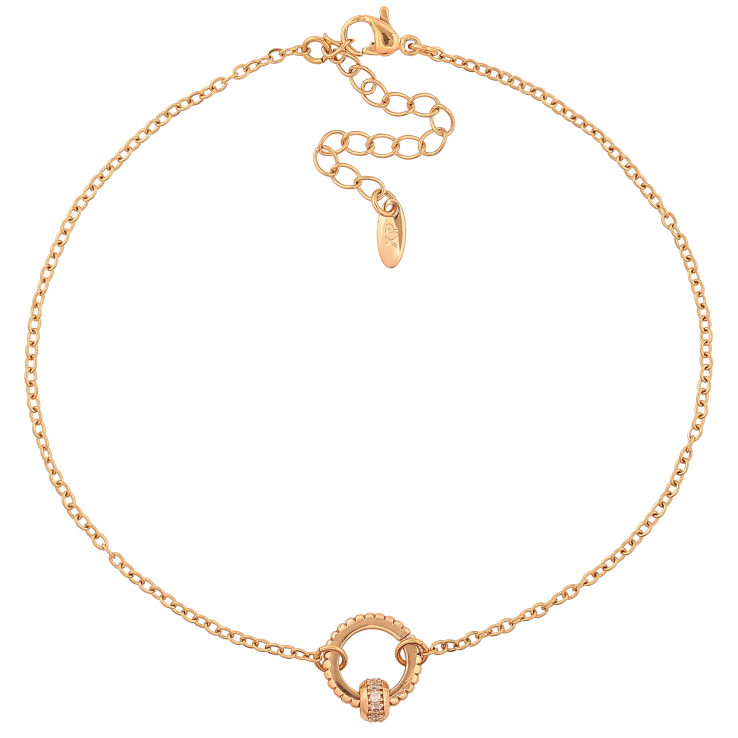 Браслет Xuping колір Позолота 18K на ногу "Ланцюжок зі вставкою" розмір з дод. ланцюжком 23.5-28.5см х 1.5-11мм фото №10 Браслет Xuping колір Позолота 18K на ногу "Ланцюжок зі вставкою" розмір з дод. ланцюжком 23.5-28.5см х 1.5-11мм фото №10