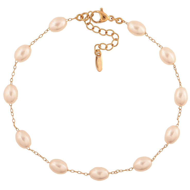 Браслет Xuping колір Позолота 18K на ногу "Ланцюжок із перлинами" розмір з дод. ланцюжком 23-27см х 1-6мм фото №12 Браслет Xuping колір Позолота 18K на ногу "Ланцюжок із перлинами" розмір з дод. ланцюжком 23-27см х 1-6мм фото №12