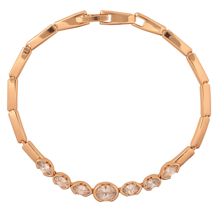 Браслет Xuping колір Позолота 18K "Візерунок з кристалами" розмір 19см х 3-6мм фото №21 Браслет Xuping колір Позолота 18K "Візерунок з кристалами" розмір 19см х 3-6мм фото №21