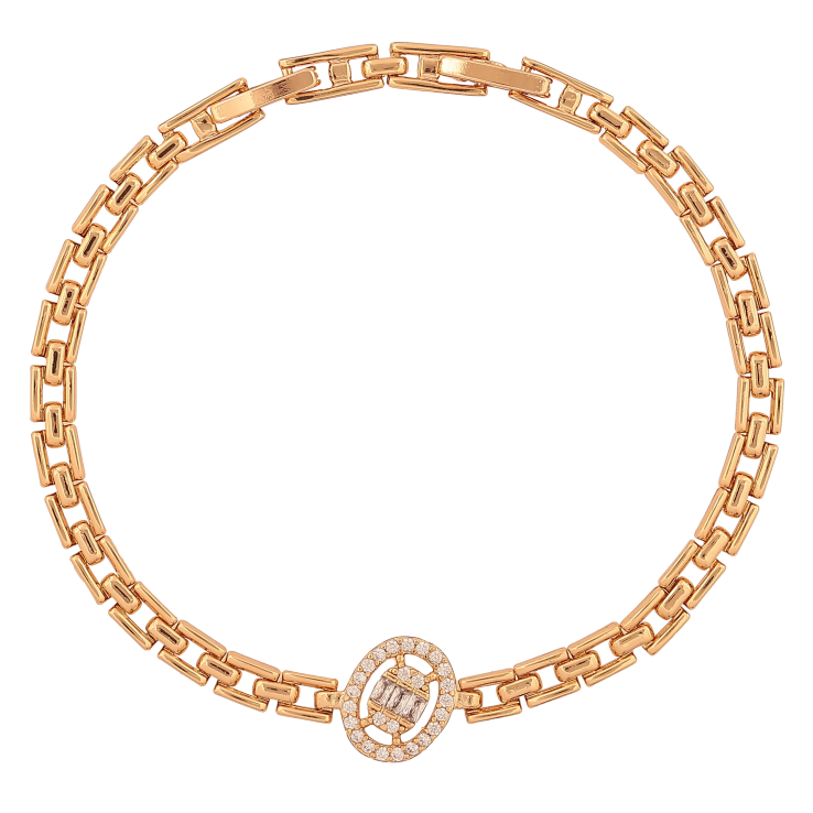 Браслет Xuping колір Позолота 18К "Декоративний візерунок з кристалами" розмір з дод. замком 18,20см х 4-11мм фото №23