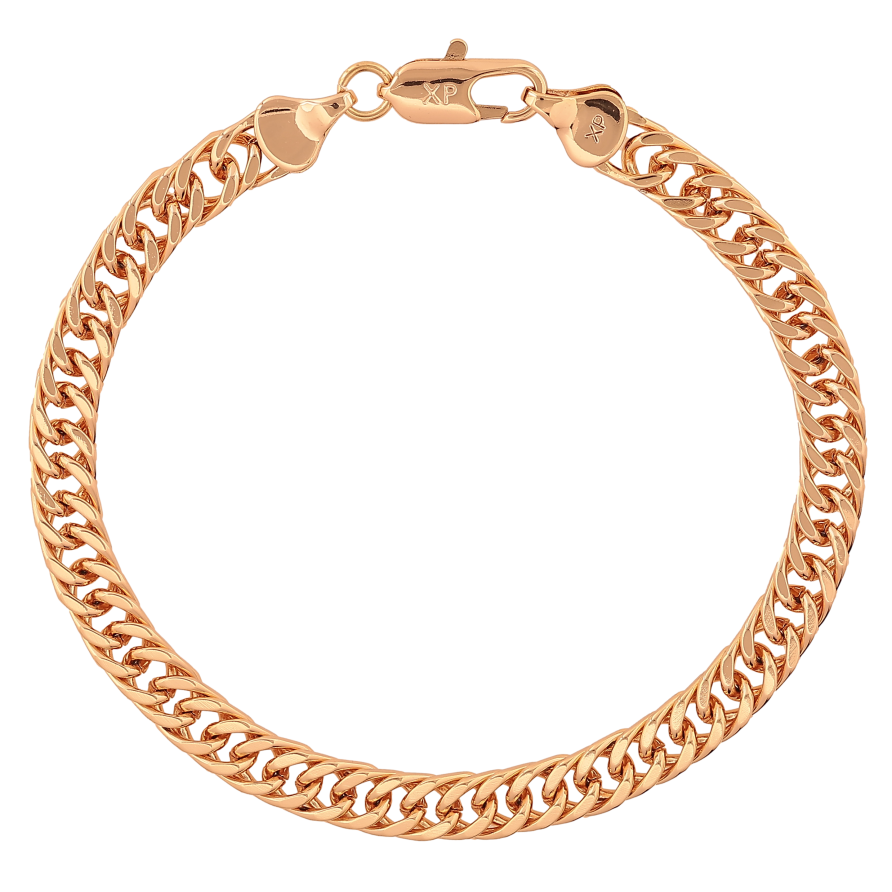 Браслет Xuping колір Позолота 18К "Ланцюжок плетіння Кобра" розмір 20см х 6мм фото №1 Браслет Xuping колір Позолота 18К "Ланцюжок плетіння Кобра" розмір 20см х 6мм фото №1