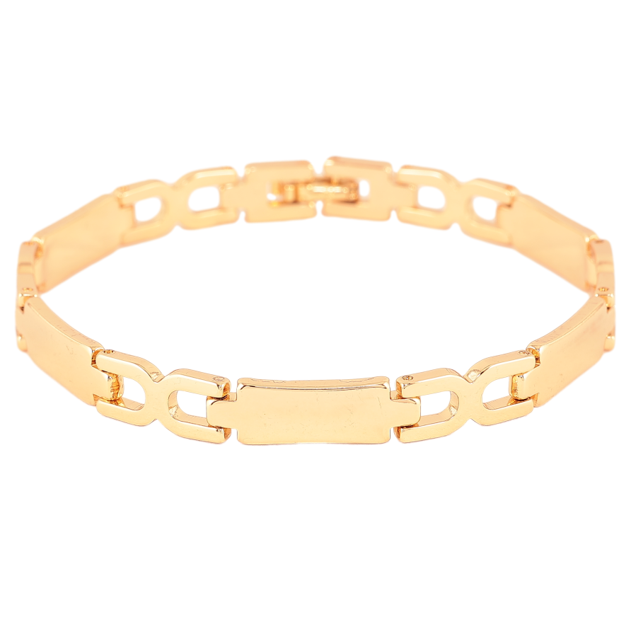 Браслет Xuping колір Позолота 18К "Декоративний візерунок" розмір 19.5см х 7мм фото №1