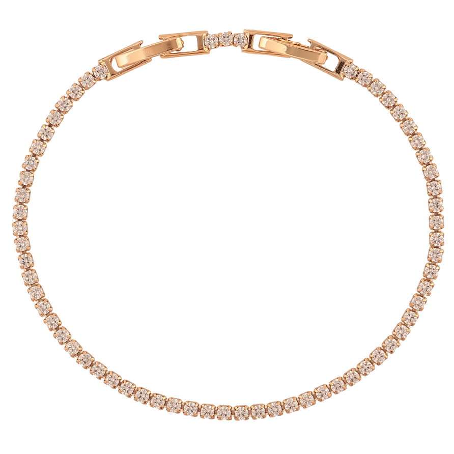 Браслет Xuping колір Позолота 18К "Доріжка кристалів" розмір з дод. замком 17,19см х 2мм фото №1 Браслет Xuping колір Позолота 18К "Доріжка кристалів" розмір з дод. замком 17,19см х 2мм фото №1