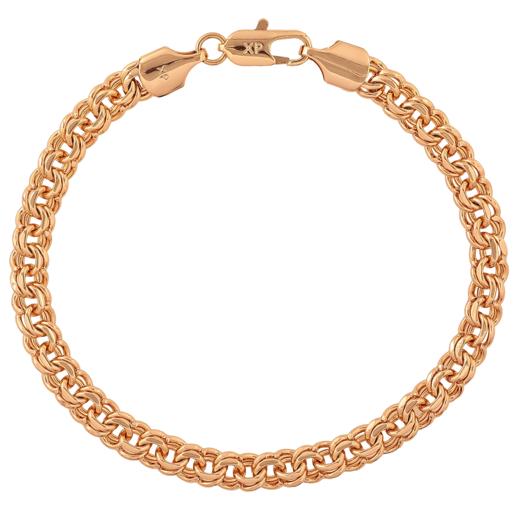 Браслет Xuping колір Позолота 18K "Ланцюжок Бісмарк" розмір 21см х 6мм фото №18