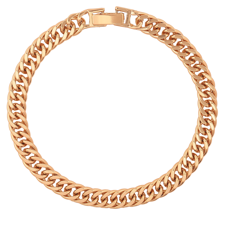 Браслет Xuping цвет Позолота 18K "Цепочка Кобра" размер 19см х 6мм фото №21