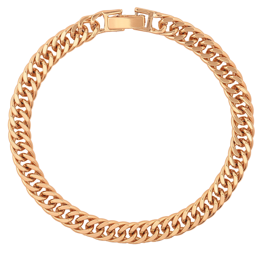 Браслет Xuping цвет Позолота 18K "Цепочка Кобра" размер 19см х 6мм фото №1 Браслет Xuping цвет Позолота 18K "Цепочка Кобра" размер 19см х 6мм фото №1