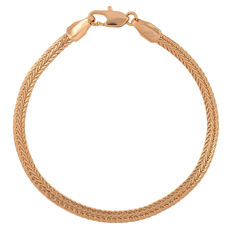 Браслет Xuping колір Позолота 18К "Ланцюжок Фантазійний" розмір 18см х 4мм фото №10