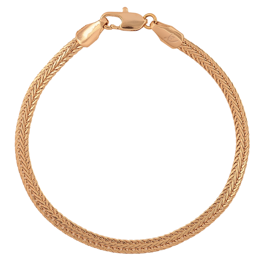 Браслет Xuping колір Позолота 18К "Ланцюжок Фантазійний" розмір 18см х 4мм фото №1