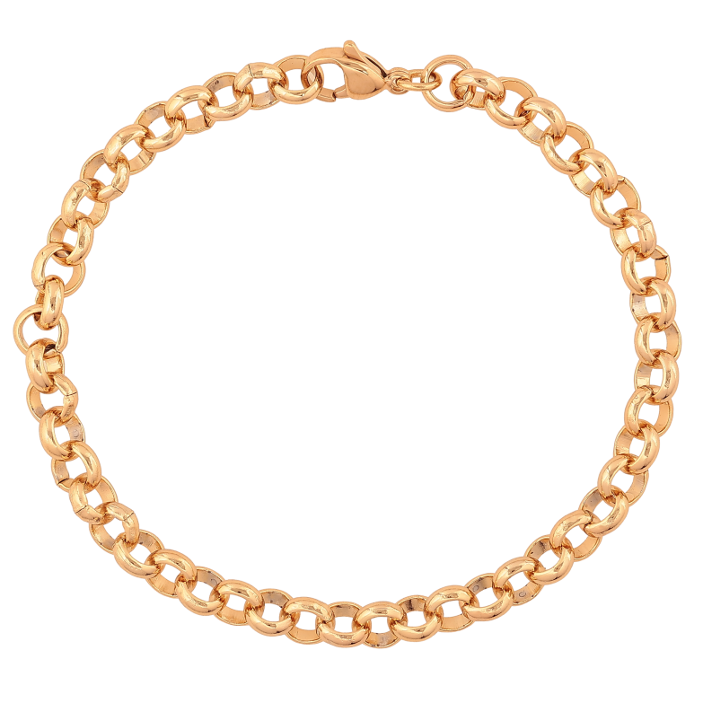 Браслет Xuping цвет Позолота 18К "Цепочка плетение Бельцер" размер 20см х 6мм фото №1