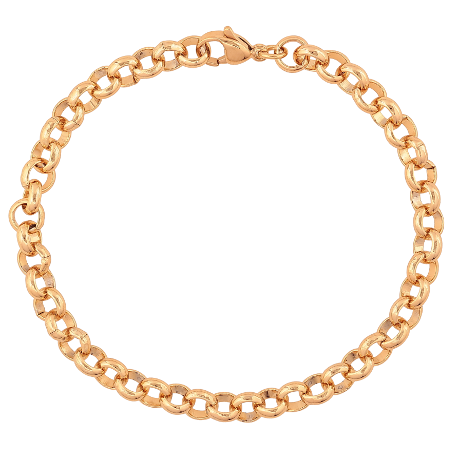 Браслет Xuping колір Позолота 18К "Ланцюжок плетіння Бельцер" розмір 20см х 6мм фото №1