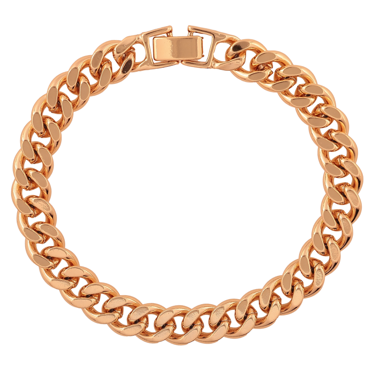 Браслет Xuping колір Позолота 18K "Ланцюжок Панцирний" розмір 20см х 8мм фото №19