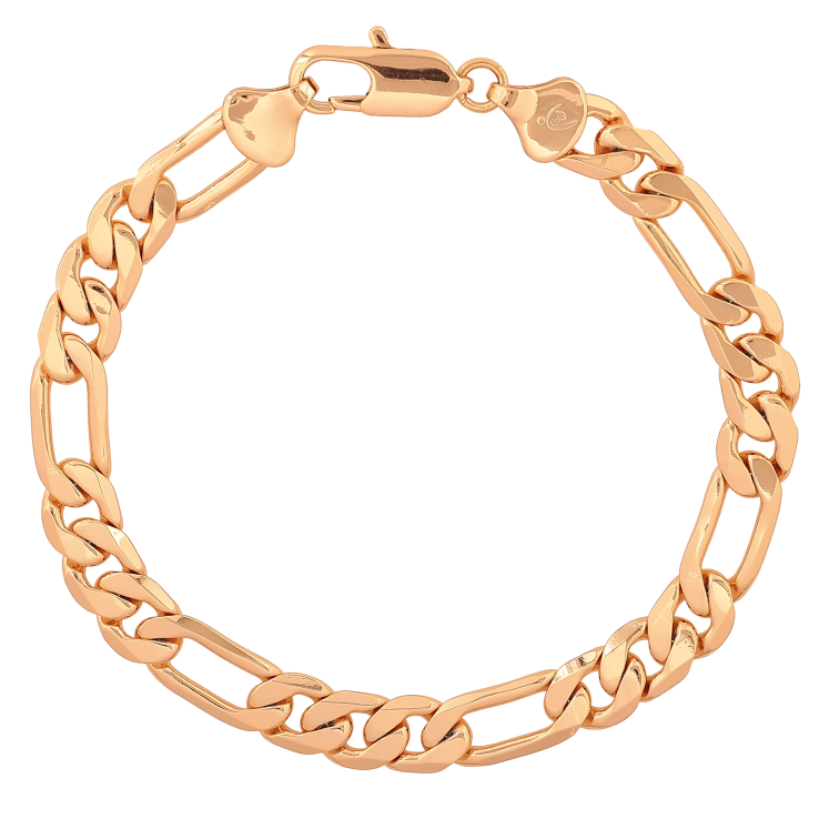 Браслет Xuping колір Позолота 18К "Ланцюжок Фігаро" розмір 20см х 7мм фото №16