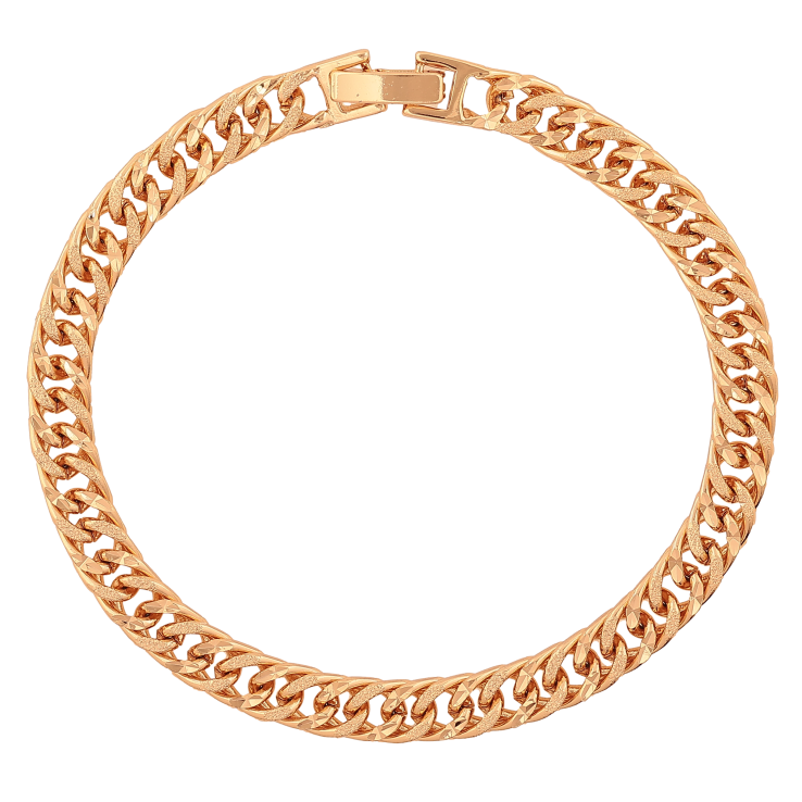 Браслет Xuping колір Позолота 18К "Ланцюжок Кобра" розмір 19см х 6мм фото №8