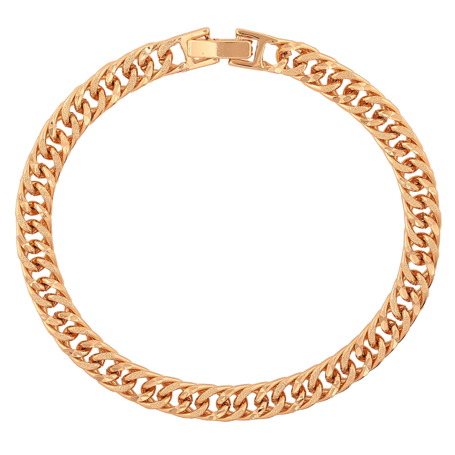 Браслет Xuping колір Позолота 18К "Ланцюжок Кобра" розмір 19см х 6мм фото №1