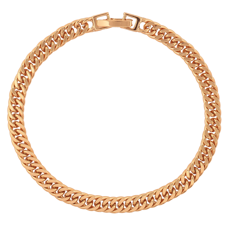 Браслет Xuping колір Позолота 18К "Ланцюжок Кобра" розмір 18см х 5мм фото №11