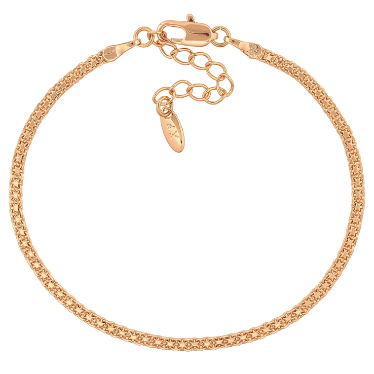 Браслет Xuping колір Позолота 18K "Ланцюжок Італійський Бісмарк" розмір з дод. ланцюжком 17-20.5см х 2мм фото №4 Браслет Xuping колір Позолота 18K "Ланцюжок Італійський Бісмарк" розмір з дод. ланцюжком 17-20.5см х 2мм фото №4