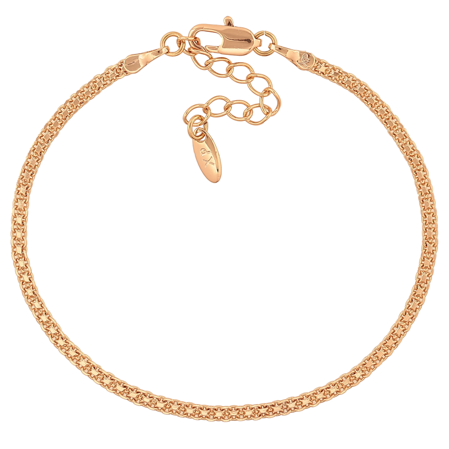 Браслет Xuping колір Позолота 18K "Ланцюжок Італійський Бісмарк" розмір з дод. ланцюжком 17-20.5см х 2мм фото №1 Браслет Xuping колір Позолота 18K "Ланцюжок Італійський Бісмарк" розмір з дод. ланцюжком 17-20.5см х 2мм фото №1