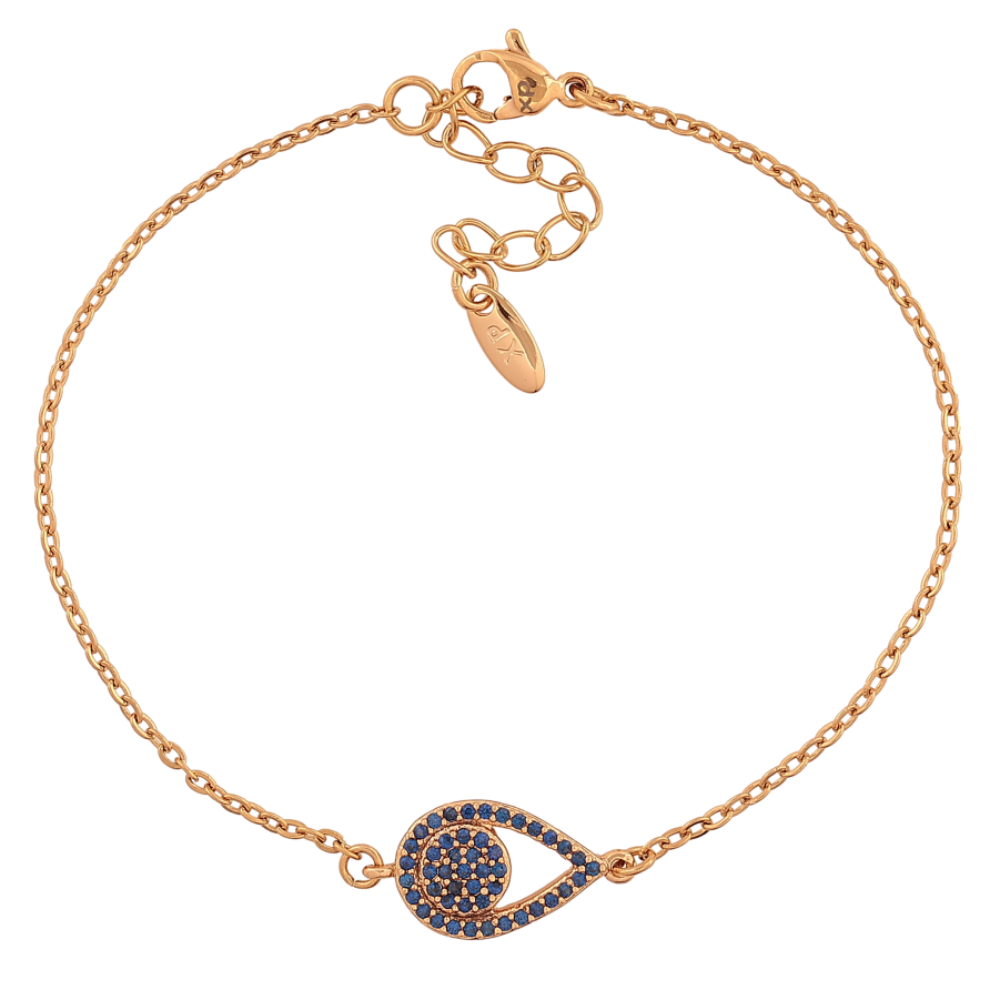 Браслет Xuping колір Позолота 18K "Ланцюжок із вставкою крапелька з синіми кристалами" розмір з доп. ланцюжком 17.5-20.5см х 1.5-9мм фото №1 Браслет Xuping колір Позолота 18K "Ланцюжок із вставкою крапелька з синіми кристалами" розмір з доп. ланцюжком 17.5-20.5см х 1.5-9мм фото №1