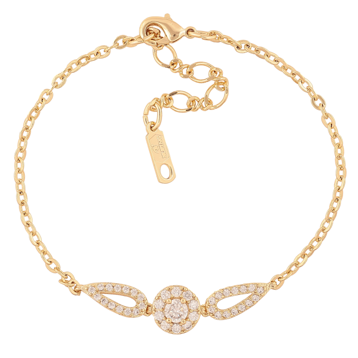 Браслет Xuping колір Позолота 14K "Ланцюжок із вставкою" розмір з дод. ланцюжком 17-20.5см х 2-8мм фото №21 Браслет Xuping колір Позолота 14K "Ланцюжок із вставкою" розмір з дод. ланцюжком 17-20.5см х 2-8мм фото №21