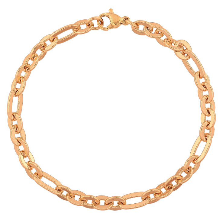 Браслет Xuping колір Позолота 18К "Ланцюжок плетіння Якірне" розмір 19см х 5мм фото №4