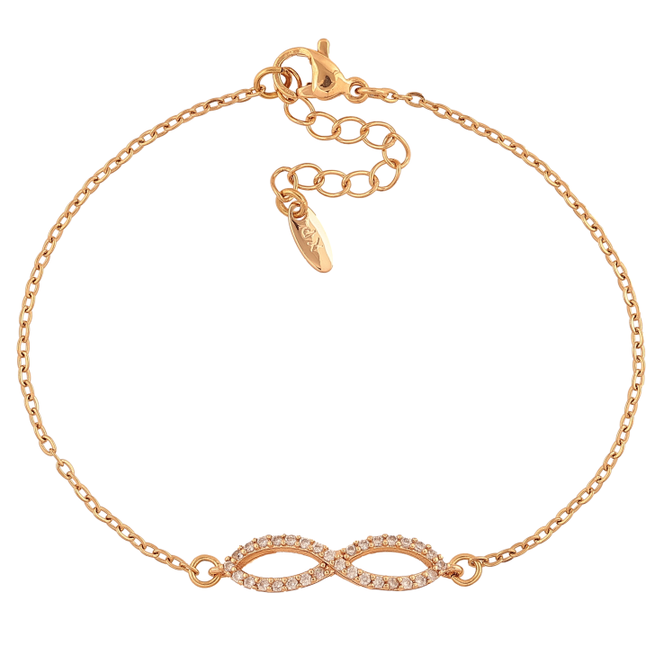 Браслет Xuping колір Позолота 18K "Ланцюжок з нескінченністю" розмір з дод. ланцюжком 18.5-22см х 1.5-6мм фото №19