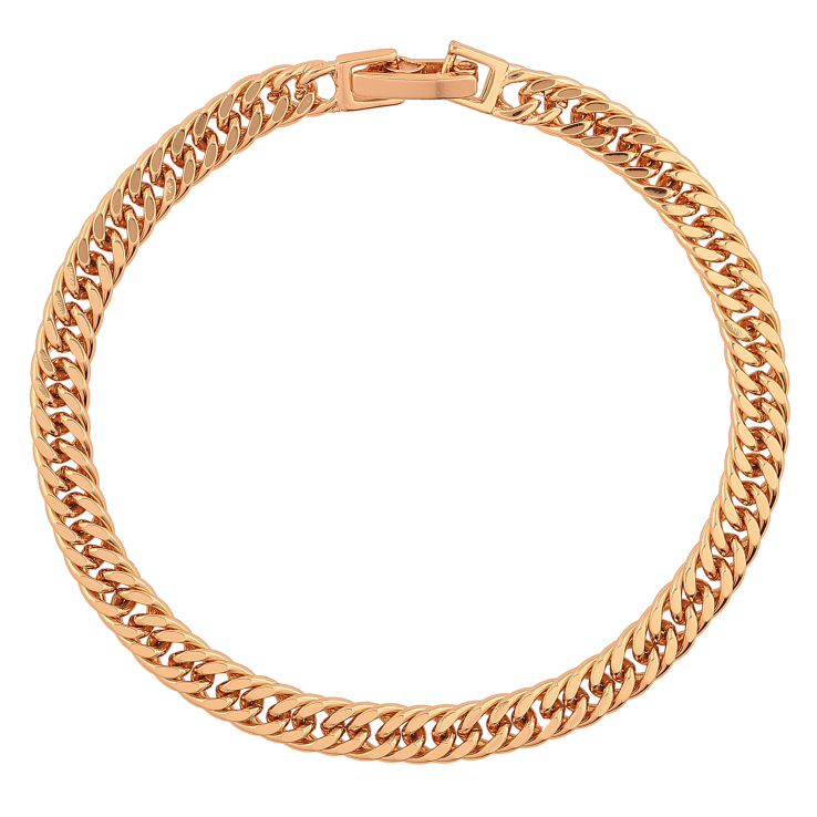 Браслет Xuping колір Позолота 18K "Ланцюжок Кобра" розмір 18см х 5мм фото №8