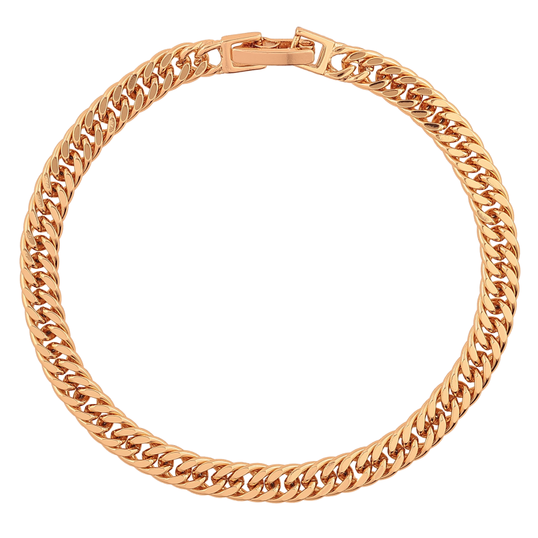 Браслет Xuping цвет Позолота 18K "Цепочка Кобра" размер 18см х 5мм фото №17