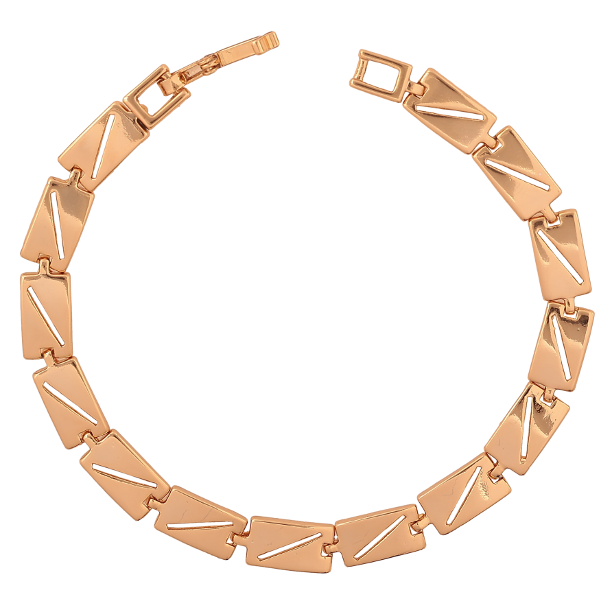 Браслет Xuping цвет Позолота 18K "Декоративный узор" размер 18.5см х 6мм фото №1