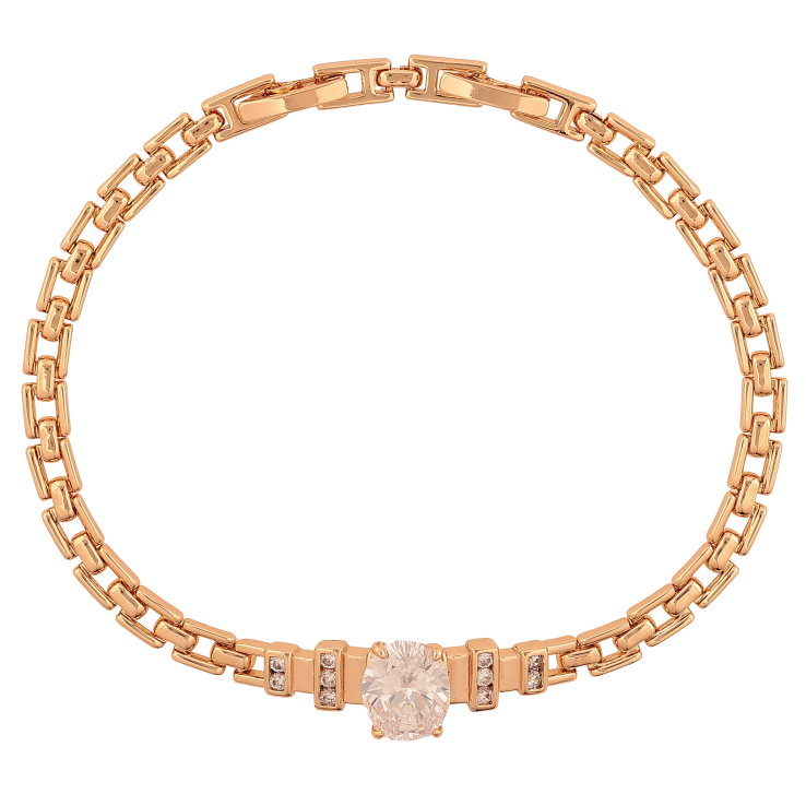 Браслет Xuping колір Позолота 18K "Візерунок з кристалами" розмір з дод. замком 18,20см х 4-10мм фото №23