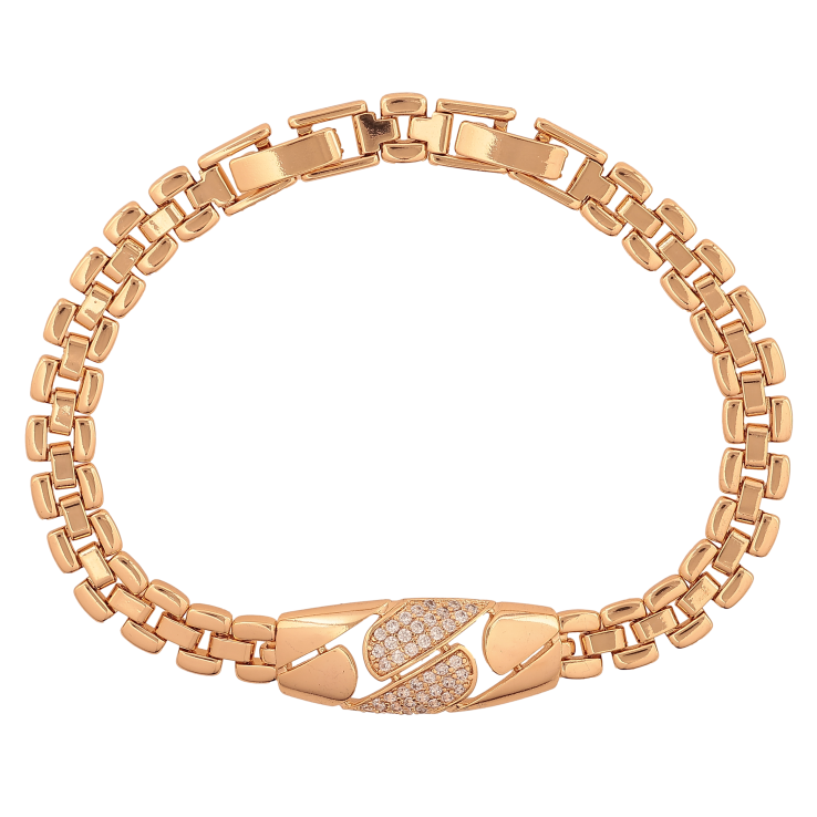 Браслет Xuping колір Позолота 18K "Візерунок з кристалами" розмір з дод. замком 17,19см х 6-11мм фото №25