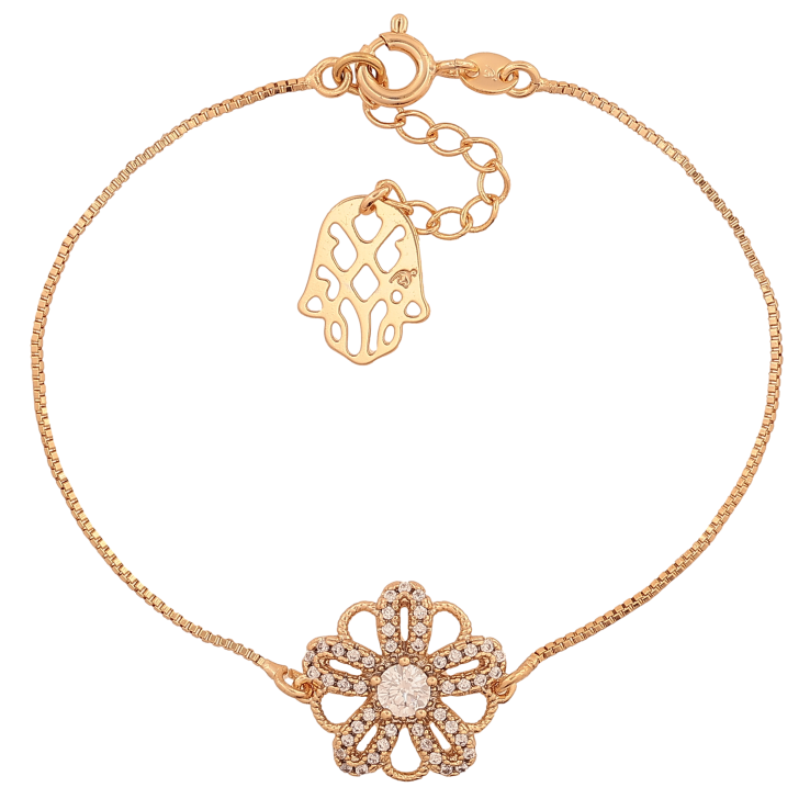 Браслет Xuping колір Позолота 18K "Ланцюжок із вставкою квіточка" розмір з дод. ланцюжком 16.5-19.5см х 1-15мм фото №24 Браслет Xuping колір Позолота 18K "Ланцюжок із вставкою квіточка" розмір з дод. ланцюжком 16.5-19.5см х 1-15мм фото №24