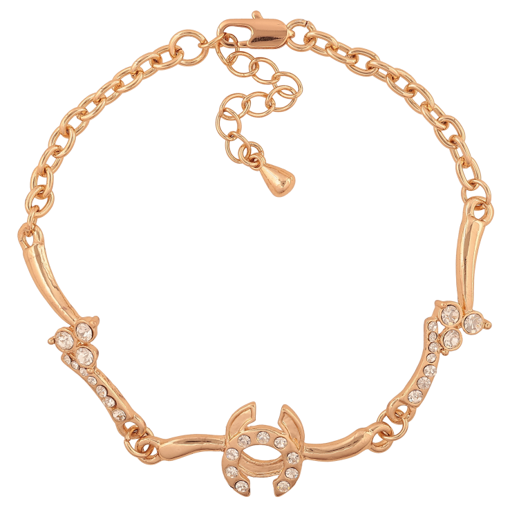 Браслет "Візерунок зі стразами" розмір з доп. ланцюжком 21-25см х 4-16мм фото №15