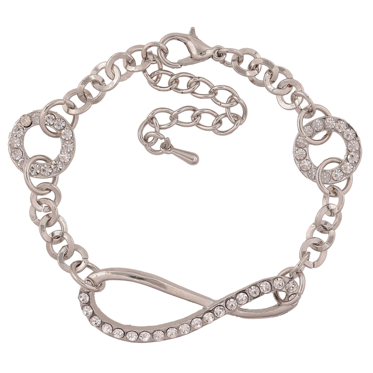 Браслет "Ланцюжок з декоративними вставками" розмір з доп. ланцюжком 16-20.5см х 5-13мм фото №14