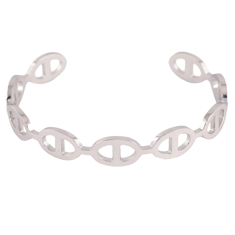 Браслет Нержавіюча сталь "Декоративний візерунок" ø 6см фото №1 Браслет Нержавіюча сталь "Декоративний візерунок" ø 6см фото №1