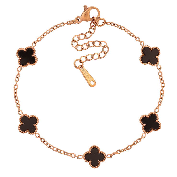 Браслет Нержавіюча сталь "Ланцюжок з двосторонньою конюшиною" розмір з доп.ланцюжком 17.5-22.5см х 1.5-9мм фото №3 Браслет Нержавіюча сталь "Ланцюжок з двосторонньою конюшиною" розмір з доп.ланцюжком 17.5-22.5см х 1.5-9мм фото №3